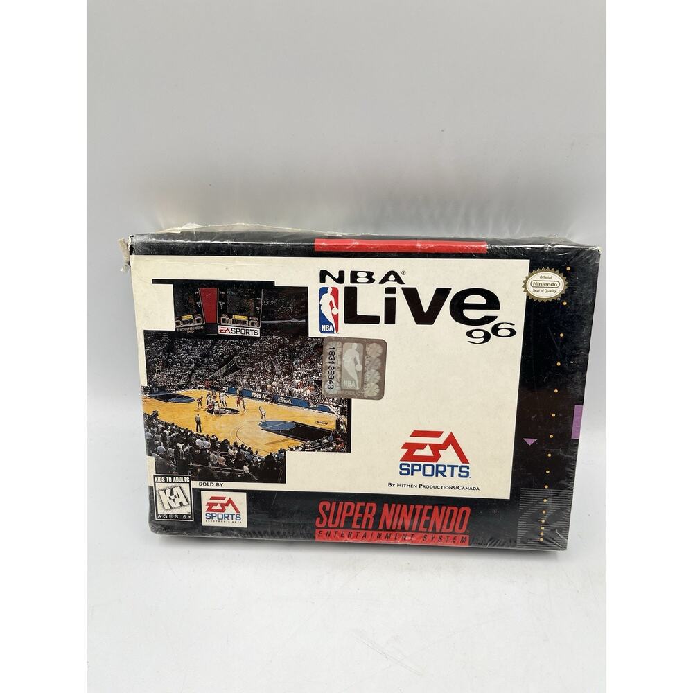 Brand New - NBA Live 96’ - Super Nintendo SNES EA - Factory Sealed